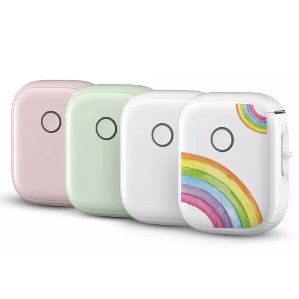 Marklife P12 MINI Bluetooth Thermal Label Printer With 1Roll 0.59"x1.18" White Adhesive Sticker Label Support DIY Label